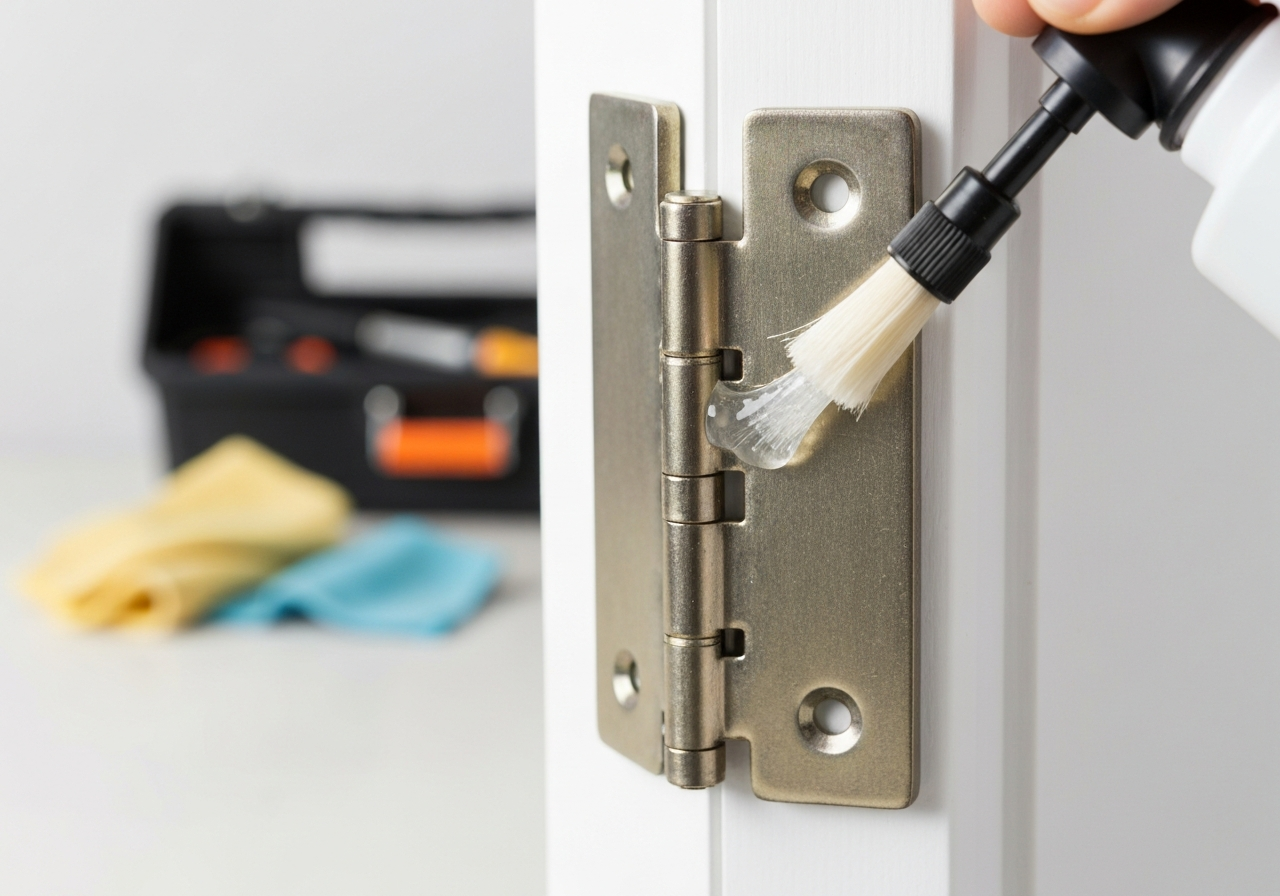 Skrzypiące drzwi: Czym nasmarować zawiasy?